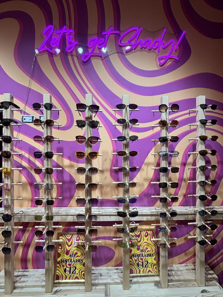 IMG_5366 Trendy sunglasses on display at Shady Shack