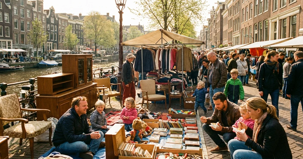 King’s Day Flea Market Amsterdam: Vrijmarkt Guide for Visitors